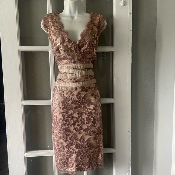 Tadashi‎ Shoji Sequin Midi Dress - Picture 5 of 14